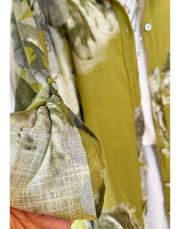 splash ithal koton gömlek yağyeşili 4