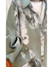 splash ithal koton gömlek haki 4