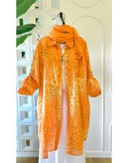 ivan ithal koton gömlek oranj