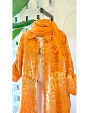 ivan ithal koton gömlek oranj 3