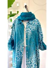 ivan ithal koton gömlek petrol 3