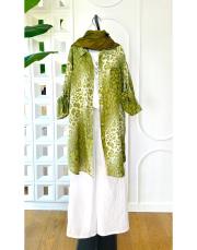 ivan ithal koton gömlek yağyeşili