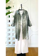 ivan ithal koton gömlek haki