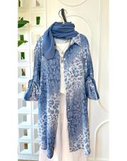 ivan ithal koton gömlek indigo