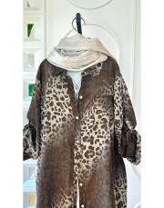 ivan ithal koton gömlek kahverengi 2