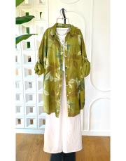 lilium ithal koton gömlek yağyeşili 2