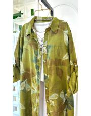 lilium ithal koton gömlek yağyeşili 3