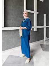 kai %100 pamuk takım lacivert 2