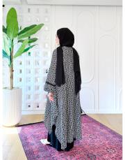 dolçe pamuk kimono kap siyah 3