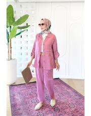 misha ithal keten takım pembe