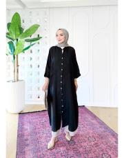 aida ithal keten bohem kap siyah