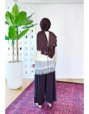 dantel detaylı tunik sarı 3