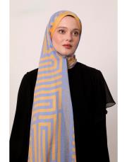 style pamuk ipek şal kavun 2