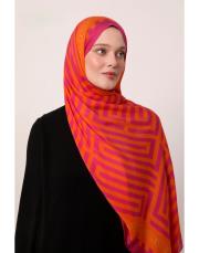style pamuk ipek şal fuşya 3
