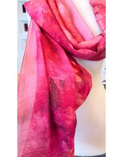 niliya yazlık tencel şal pembe 2