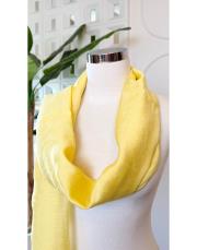tencel düz renk şal sarı 3