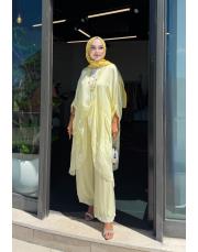 alure ithal ipek takım sarı 2
