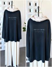 pretty premium modal tunik siyah