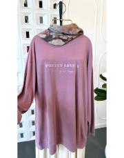 pretty premium modal tunik gül