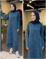 bellora %100 pamuk triko tunik lacivert