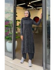 bellora %100 pamuk triko tunik siyah