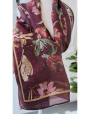 2883 rüya tencel şal bordo 2