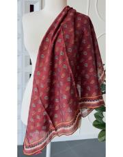 damla tencel eşarp bordo