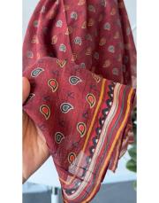 damla tencel eşarp bordo 2