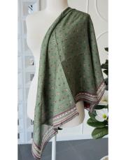 damla tencel eşarp yeşil bordo
