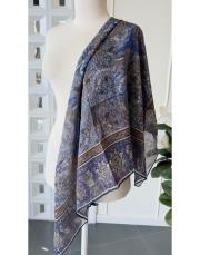 biga tencel eşarp lacivert vizon