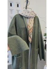 ithal keçe oversize kap haki 3