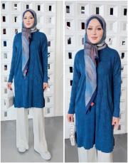 danya %100 pamuk triko tunik lacivert