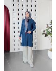 danya %100 pamuk triko tunik lacivert 2