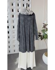 danya %100 pamuk triko tunik siyah