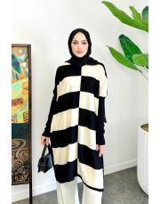 galina triko tunik siyahekru 2