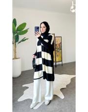 galina triko tunik siyahekru 3